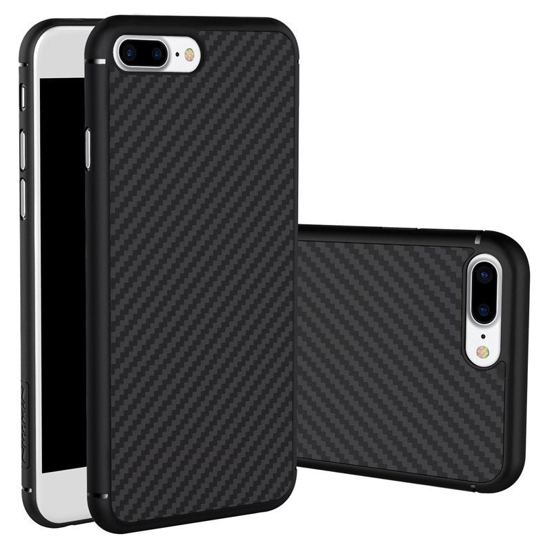 Husa Apple iPhone 8 Plus Nillkin Synthetic Fiber Negru-4