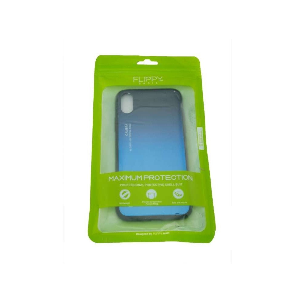 Husa Apple iPhone X Hybrid Back Degrade, Albastru-2