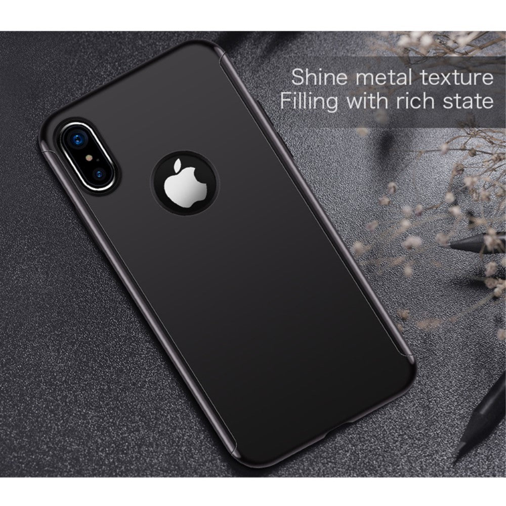 Husa Apple iPhone X Joyroom fata + spate Negru-2