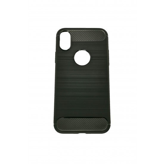 Husa Apple iPhone X Tpu, carbon, Negru-6