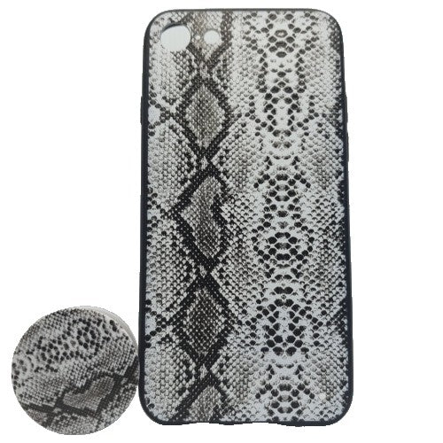 Husa Apple iPhone X/XS Multicolor Model Sarpe + Popsocket inclus-0