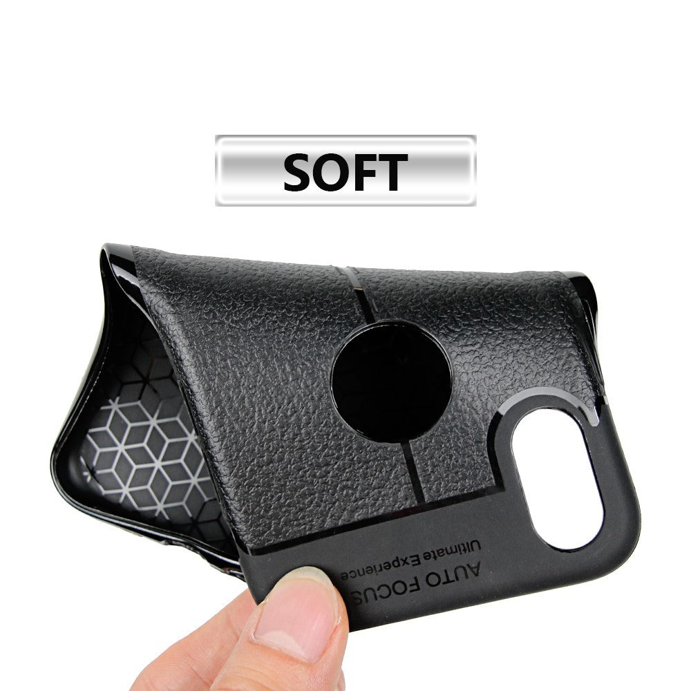 Husa Apple iPhone X Zore TPU moale Albastru-3