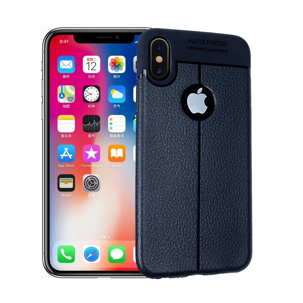 Husa Apple iPhone X Zore TPU moale Albastru-6