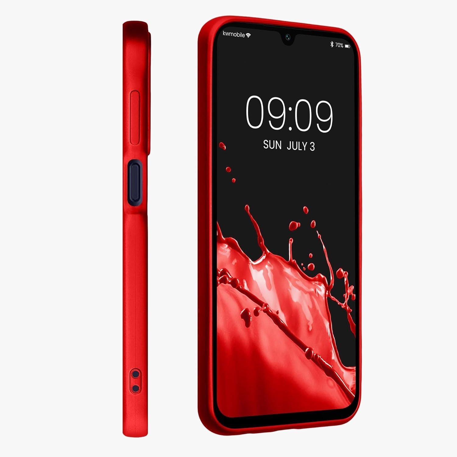 Husa de Protectie Matte TPU, Flippy, pentru Samsung Galaxy A35 5G, Protectie Camera, Antisoc, Antizgariere, Antialunecare, Acoperire Completa, Rosu-6