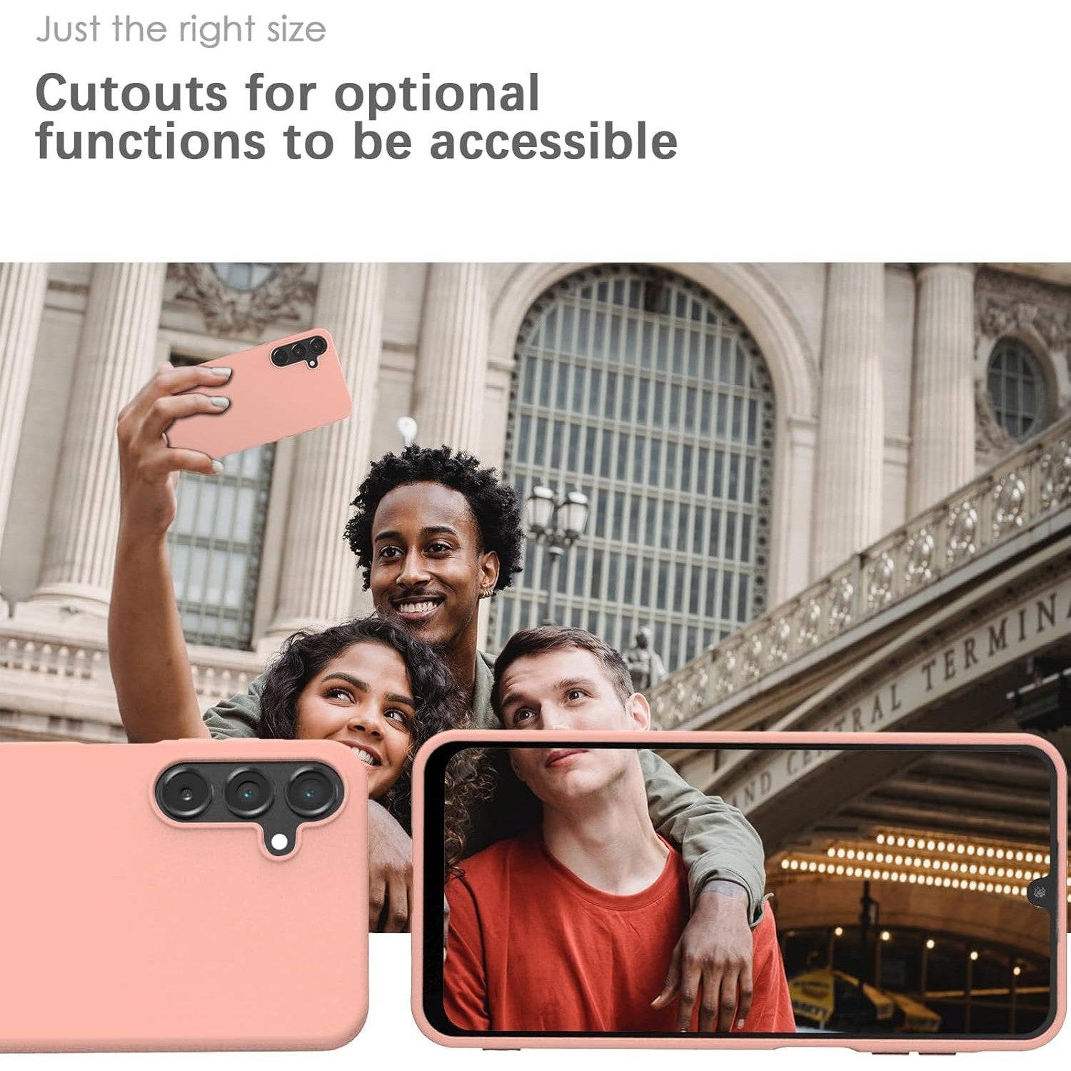 Husa de Protectie Matte TPU, Flippy, pentru Samsung Galaxy A35 5G, Protectie Camera, Antisoc, Antizgariere, Antialunecare, Acoperire Completa, Roz-6