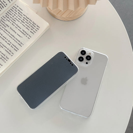 Husa de protectie Flippy compatibila cu Apple iPhone 13 Pro Max Full Tpu 360 Transparent-1