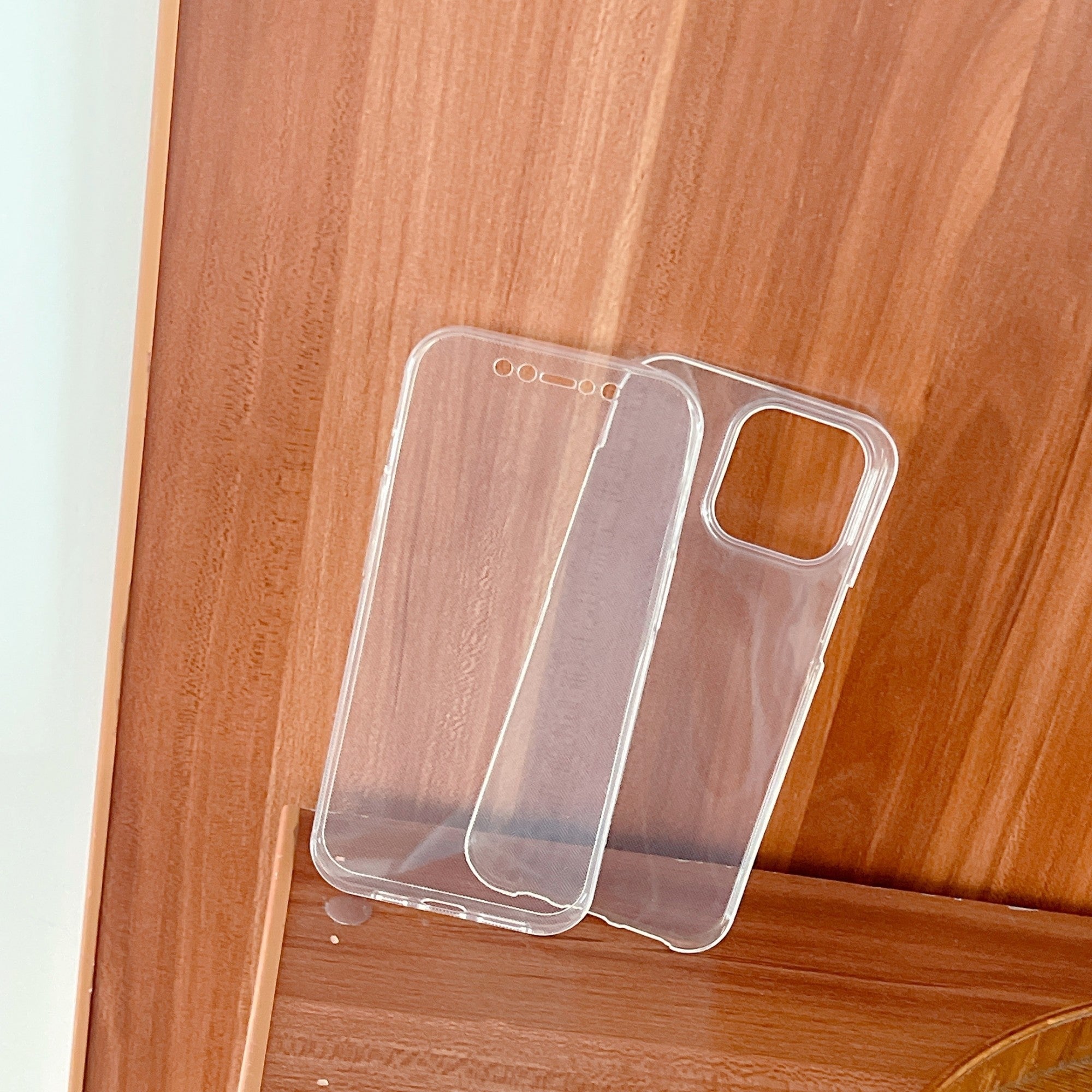 Husa de protectie Flippy compatibila cu Apple iPhone 13 Pro Max Full Tpu 360 Transparent-2