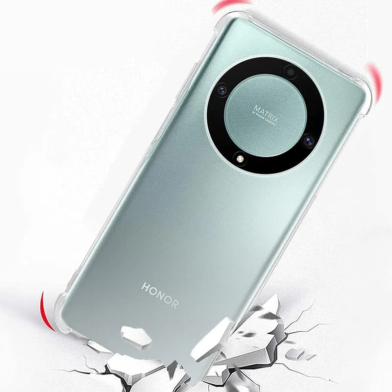 Husa de Protectie, Flippy, Compatibila cu Honor 90 Lite, TPU Antisoc, Protectie Colturi, 1.5 mm Transparent-3