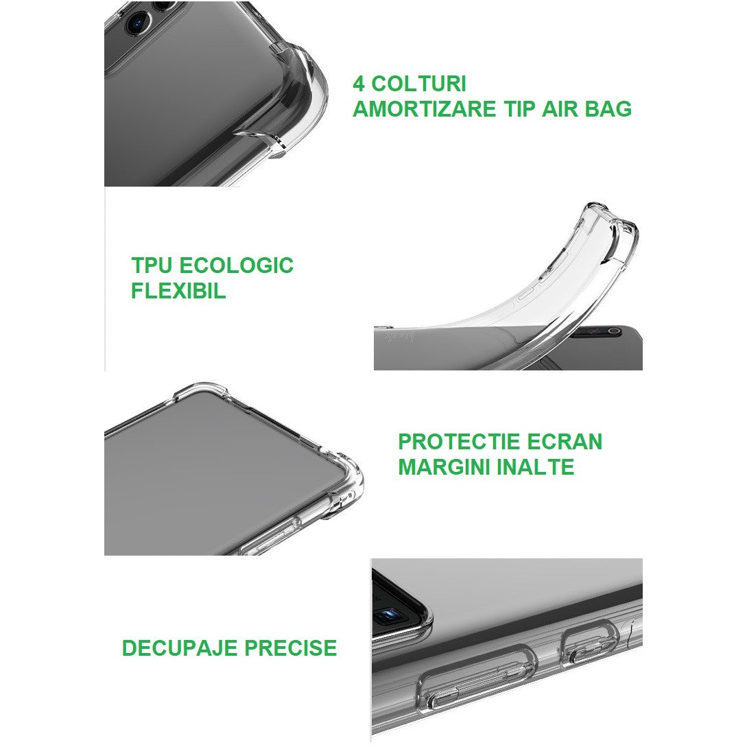 Husa de Protectie, Flippy, Compatibila cu Honor 90 Lite, TPU Antisoc, Protectie Colturi, 1.5 mm Transparent-4
