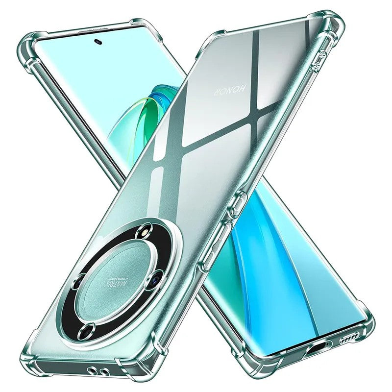 Husa de Protectie, Flippy, Compatibila cu Honor Magic 5 Pro, TPU Antisoc, Protectie Colturi, 1.5 mm Transparent-2