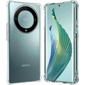 Husa de Protectie, Flippy, Compatibila cu Honor Magic 5 Pro, TPU Antisoc, Protectie Colturi, 1.5 mm Transparent-0