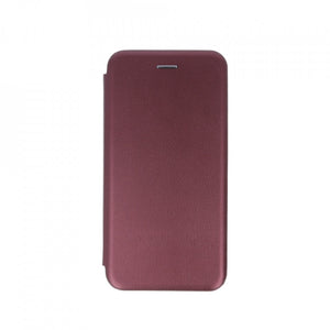 Husa de protectie Flippy compatibila cu Huawei P40 Lite 5G/ Nova 7SE Magnet Book Case Bordeaux-0