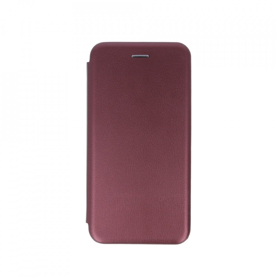 Husa de protectie Flippy compatibila cu Huawei P40 Lite 5G/ Nova 7SE Magnet Book Case Bordeaux-0