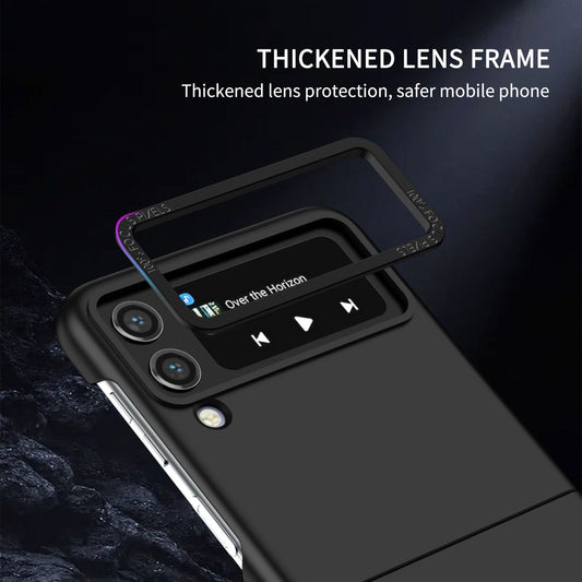 Husa de protectie Flippy, Pliere Tridimensionala, Multifunctionala, PC, pentru Samsung Galaxy Z Flip 3 , Negru-1