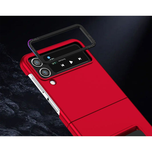 Husa de protectie Flippy, Pliere Tridimensionala, Multifunctionala, PC, pentru Samsung Galaxy Z Flip 5 , Rosu-1