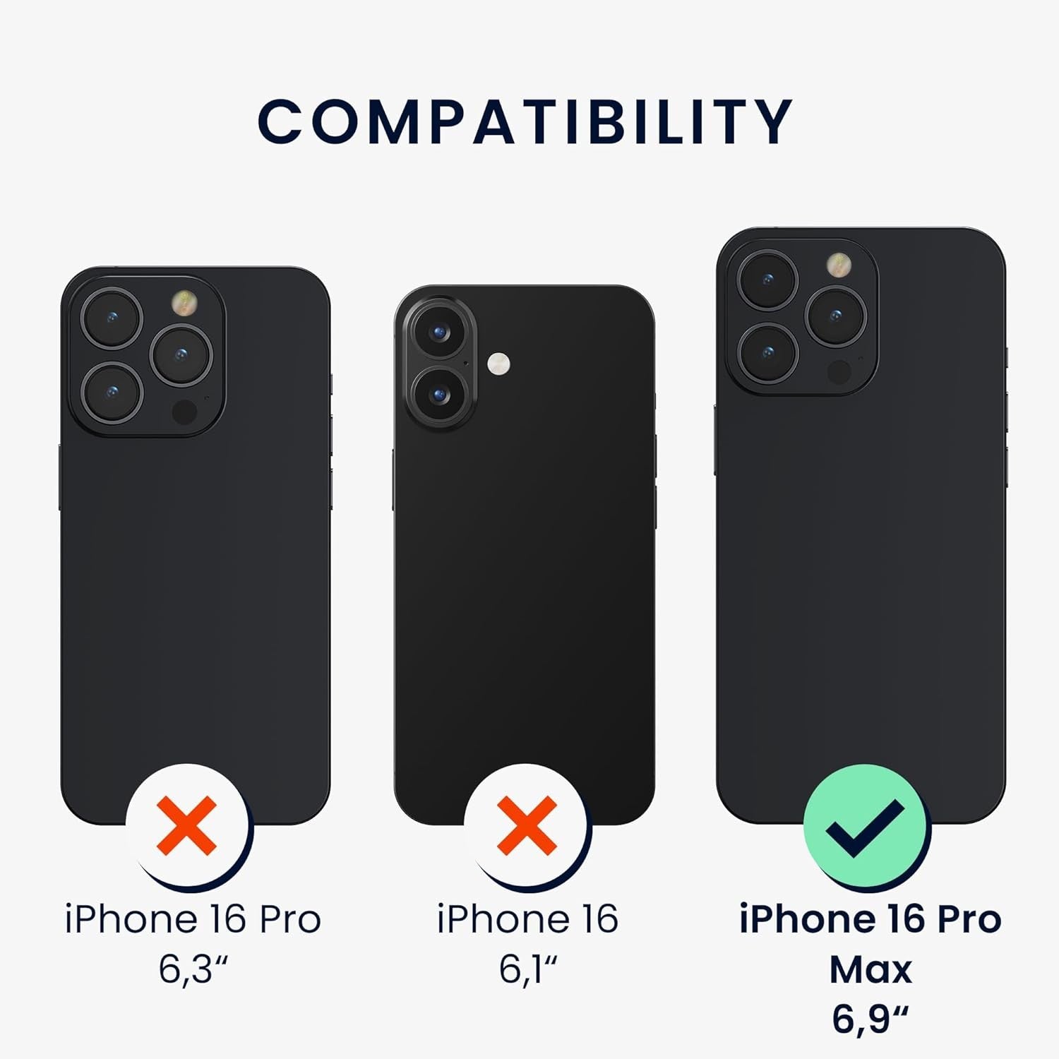 Husa de Protectie Matte TPU, Flippy, pentru Apple iPhone 16 Pro Max, Protectie Camera, Antisoc, Antizgariere, Antialunecare, Acoperire Completa, Negru-5