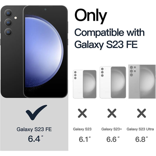 Husa de Protectie Matte TPU, Flippy, pentru Samsung Galaxy S23 FE 5G, Protectie Camera, Antisoc, Antizgariere, Antialunecare, Acoperire Completa, Rosu-1