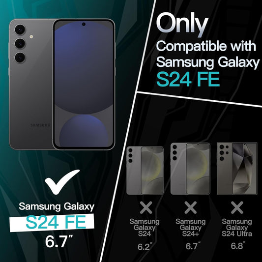 Husa de Protectie Matte TPU, Flippy, pentru Samsung Galaxy S24 FE, Protectie Camera, Antisoc, Antizgariere, Antialunecare, Acoperire Completa, Roz-1