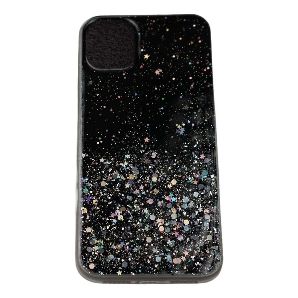 Husa de protectie pentru Apple iPhone 11 Pro Luxury Glitter Stelute Negru-0