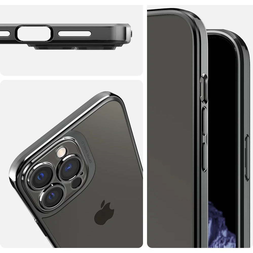 Husa de protectie pentru Apple iPhone 14 Pro, Flippy, Bracket series cu suport si protectie pentru camera, Negru-3
