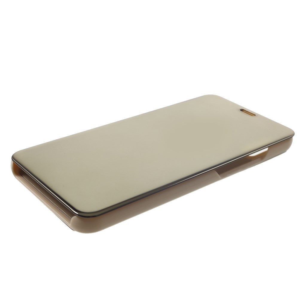 Husa de protectie pentru Huawei P Smart Flip Cover Oglinda Auriu-4