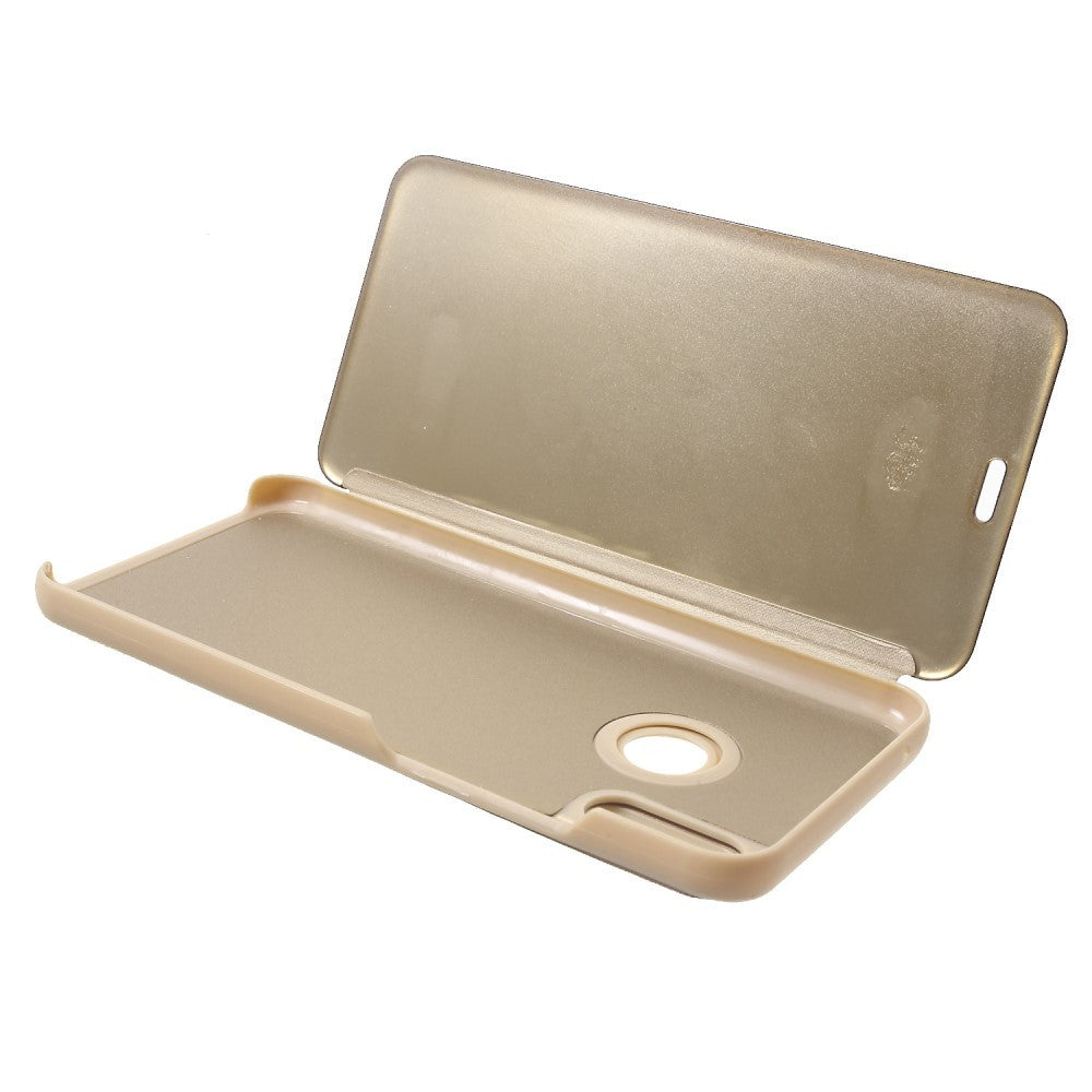 Husa de protectie pentru Huawei P Smart Flip Cover Oglinda Auriu-6