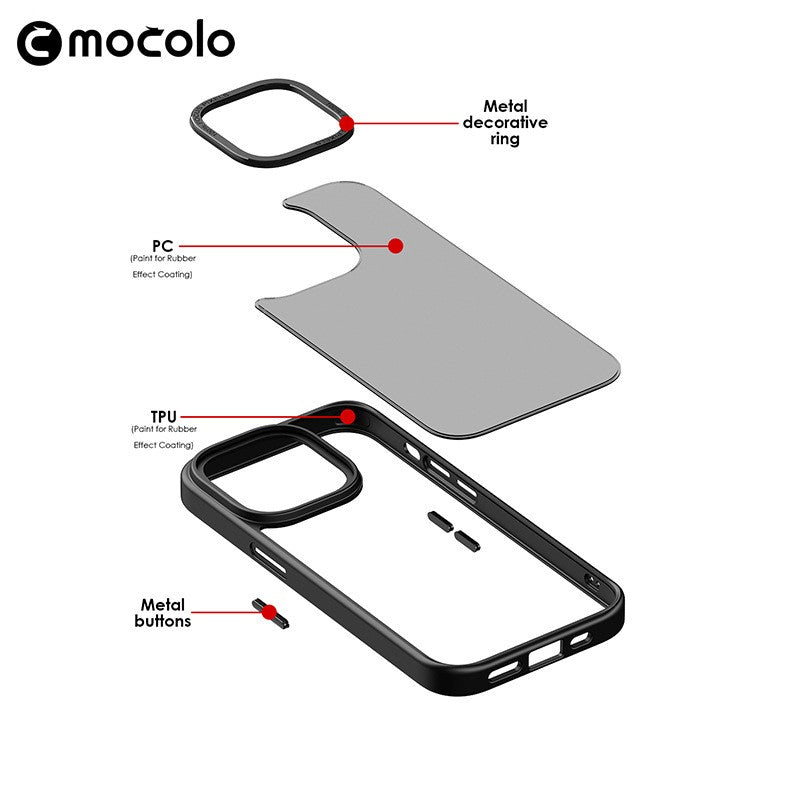 Husa de protectie pentru iPhone 14 Pro, cu suport metalic pentru camera, Bracket Series, Flippy, Protectie Antisoc, PC mat, silicon moale pe margini, Albastru-1