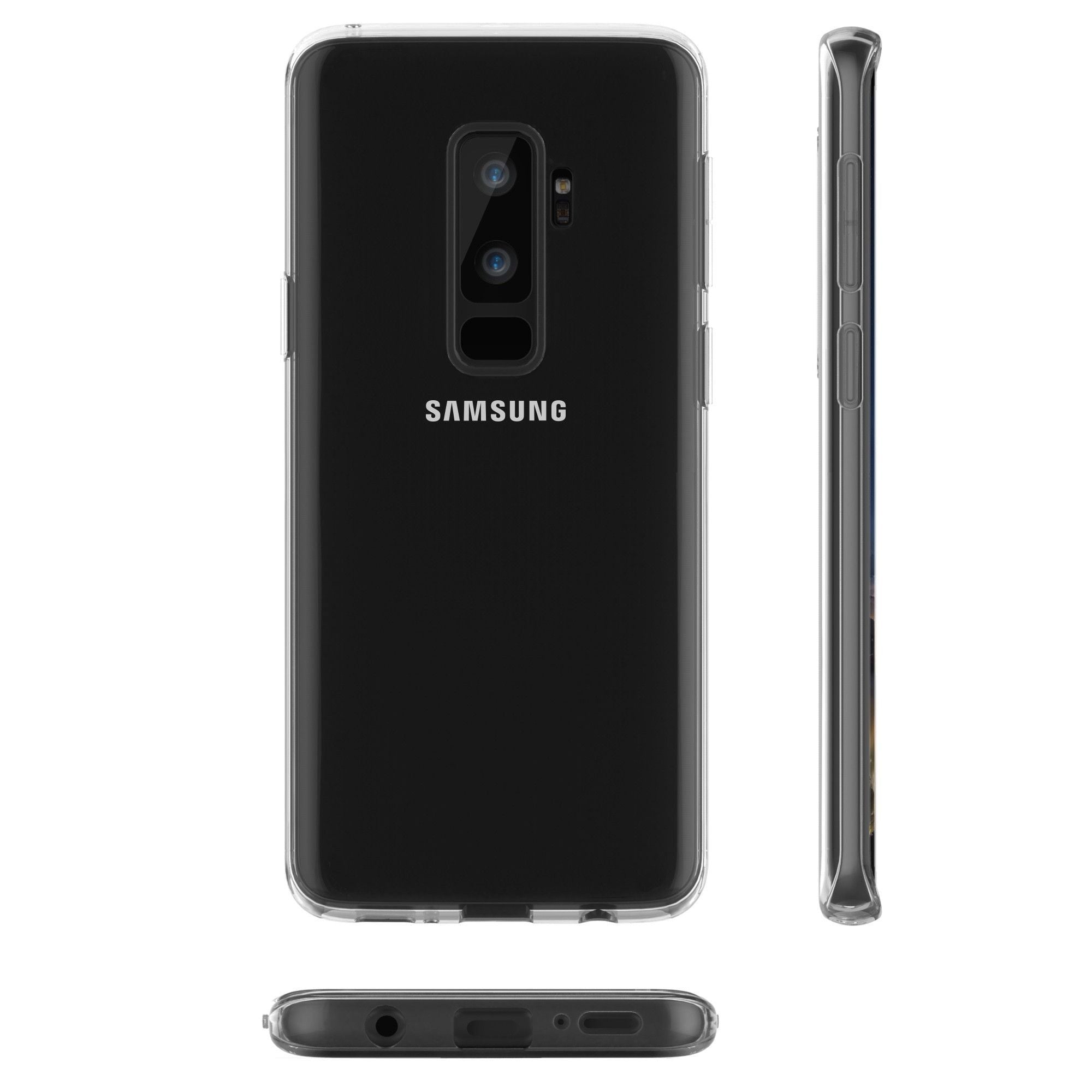 Husa Flippy compatibila cu Samsung A8 2018 0.3 mm Tpu Transparent-0