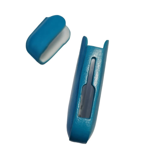 Husa Flippy pentru IQOS 2.4 Plus, Capac de Protectie, Anti Soc si Zgarieturi, din Piele Ecologica, 43 g, 12 x 6 x 2.5 cm, Turcoaz-1