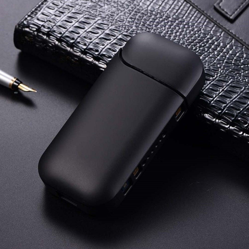 Husa Flippy pentru IQOS 2.4 Plus, Capac de Protectie, Anti Soc si Zgarieturi, Full Body, din Plastic cu Agatatoare, 11.5 x 5 x 2.3 cm, Negru-2