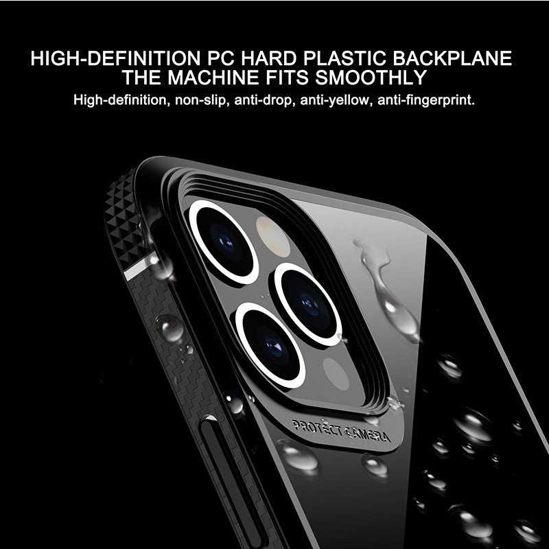 Husa Hibrid Defender MG Series pentru iPhone 14 Pro Max, Flippy, Protectie Antisoc, Negru-3