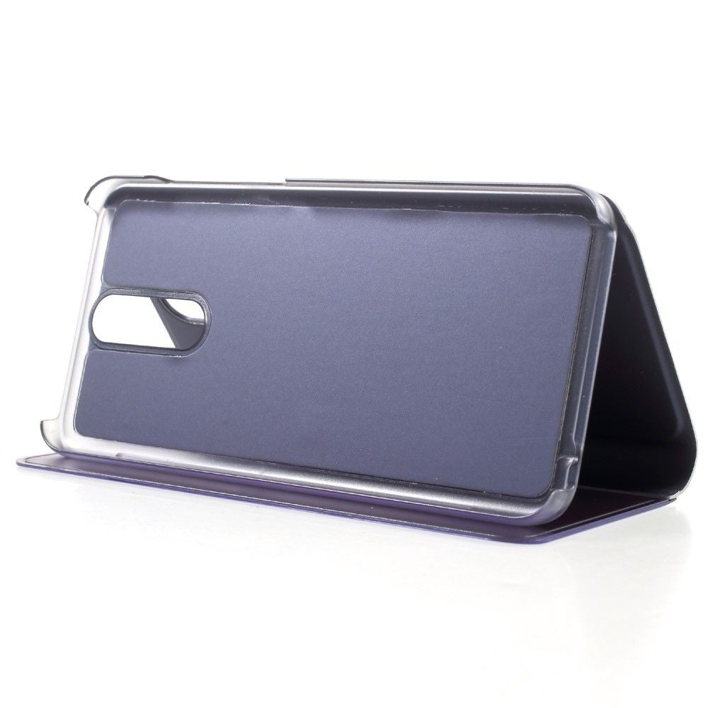 Husa Tip Carte, Flippy, Compatibila cu Huawei Mate 10 Lite, Flip Cover Oglinda, Violet-3