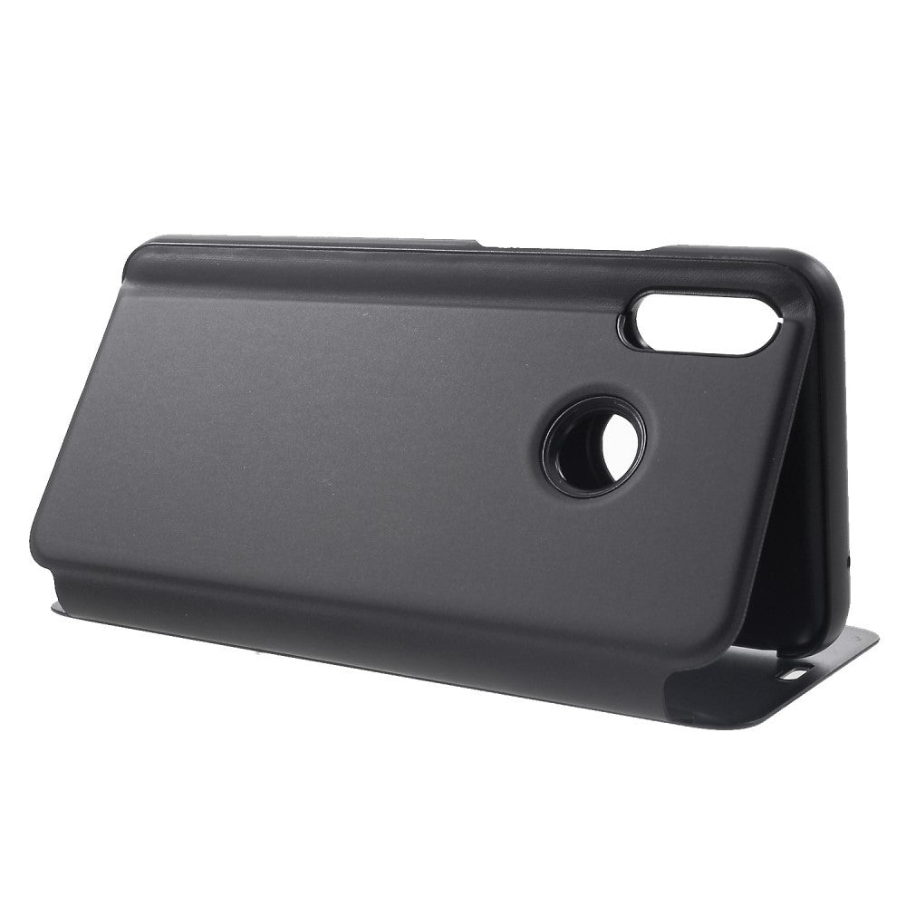Husa Huawei P Smart Flip Cover Oglinda Negru-3