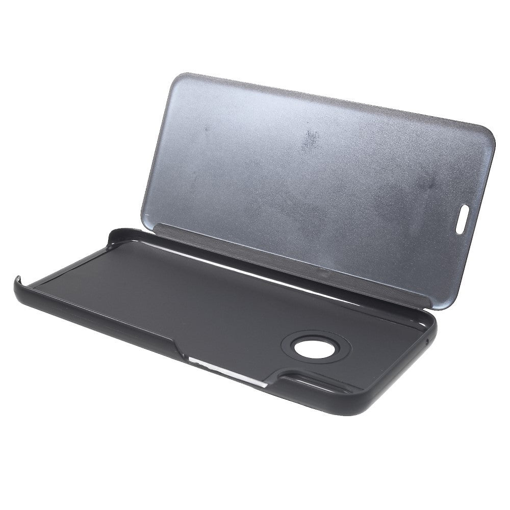 Husa Huawei P Smart Flip Cover Oglinda Negru-4