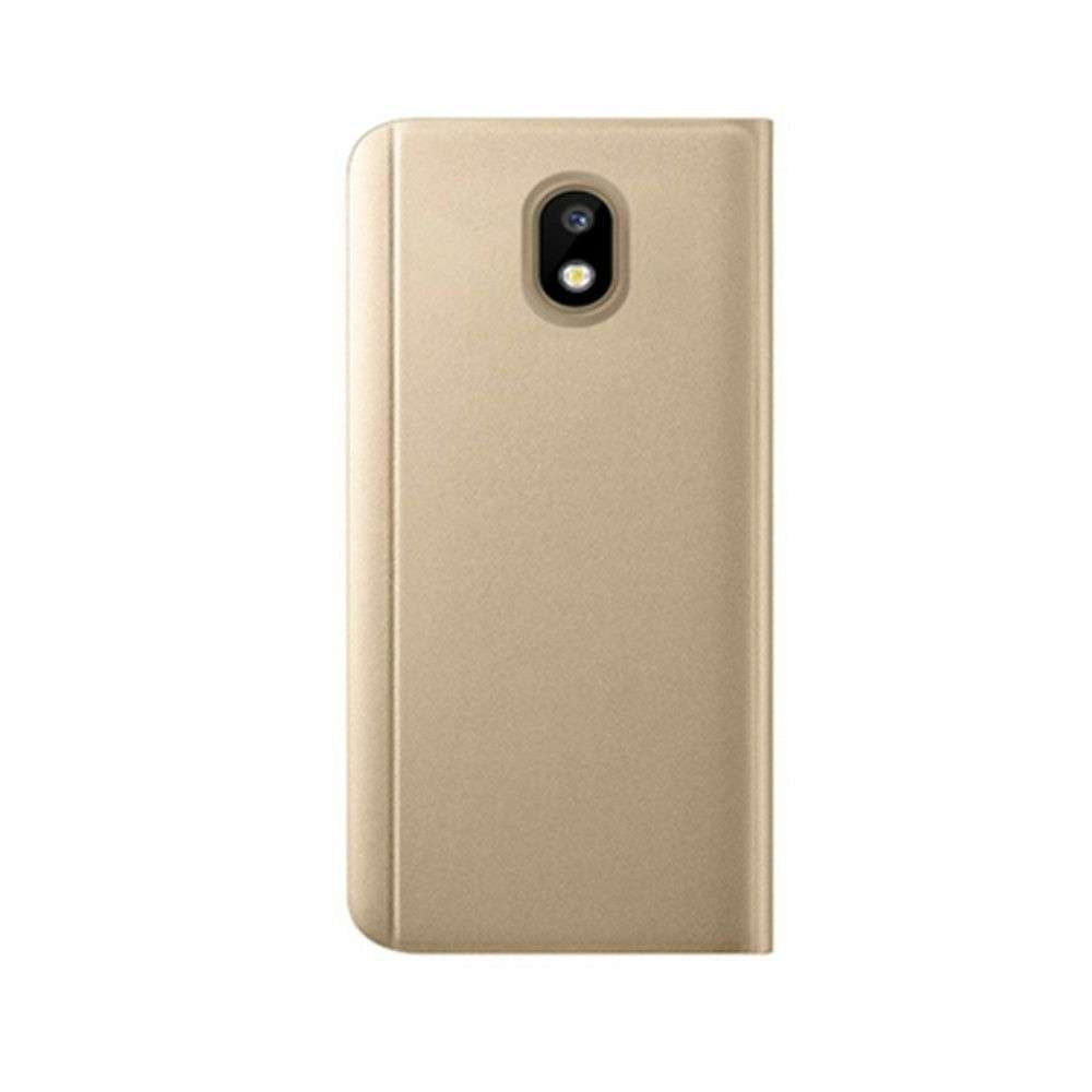 Husa Huawei P Smart Z Flip Cover Oglinda Auriu-3