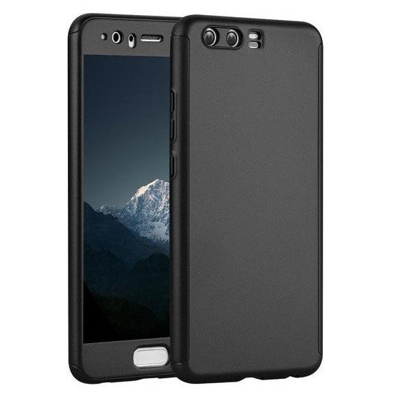 Husa Huawei P10 Plus Full Cover 360 Negru + Folie de protectie-4