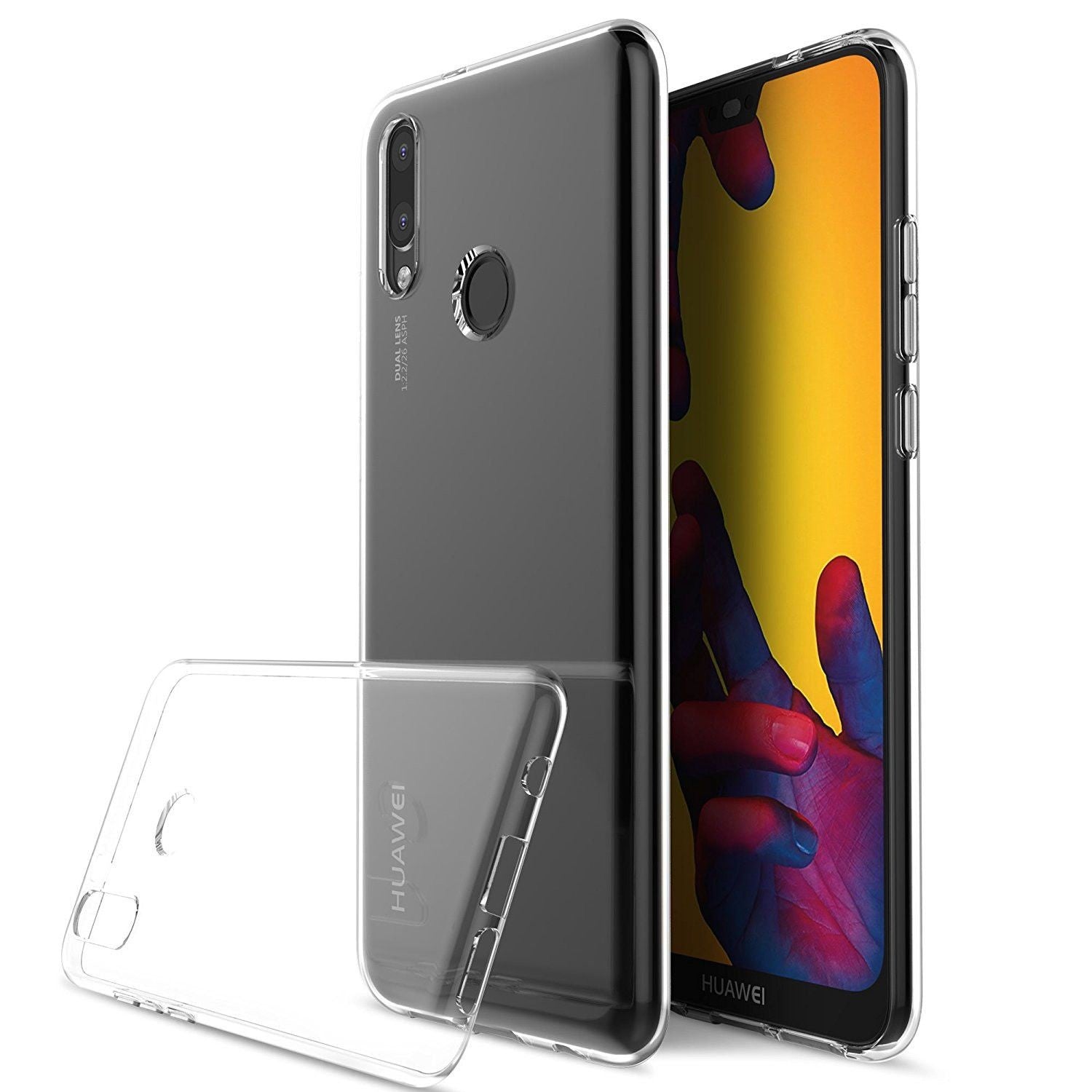 Husa Huawei P20 Lite Tpu Transparent 0.6 mm-5