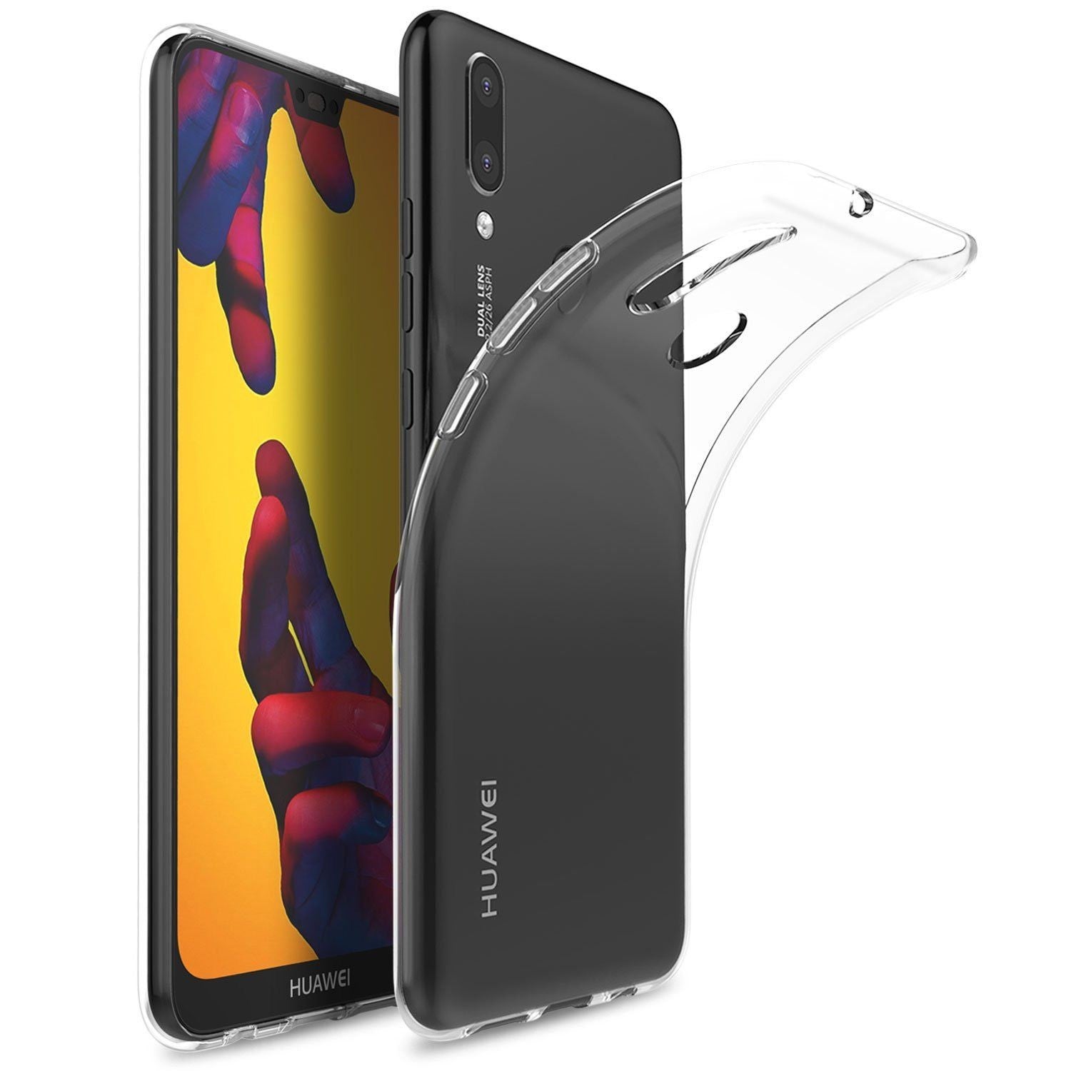 Husa Huawei P20 Lite Tpu Transparent 0.6 mm-6