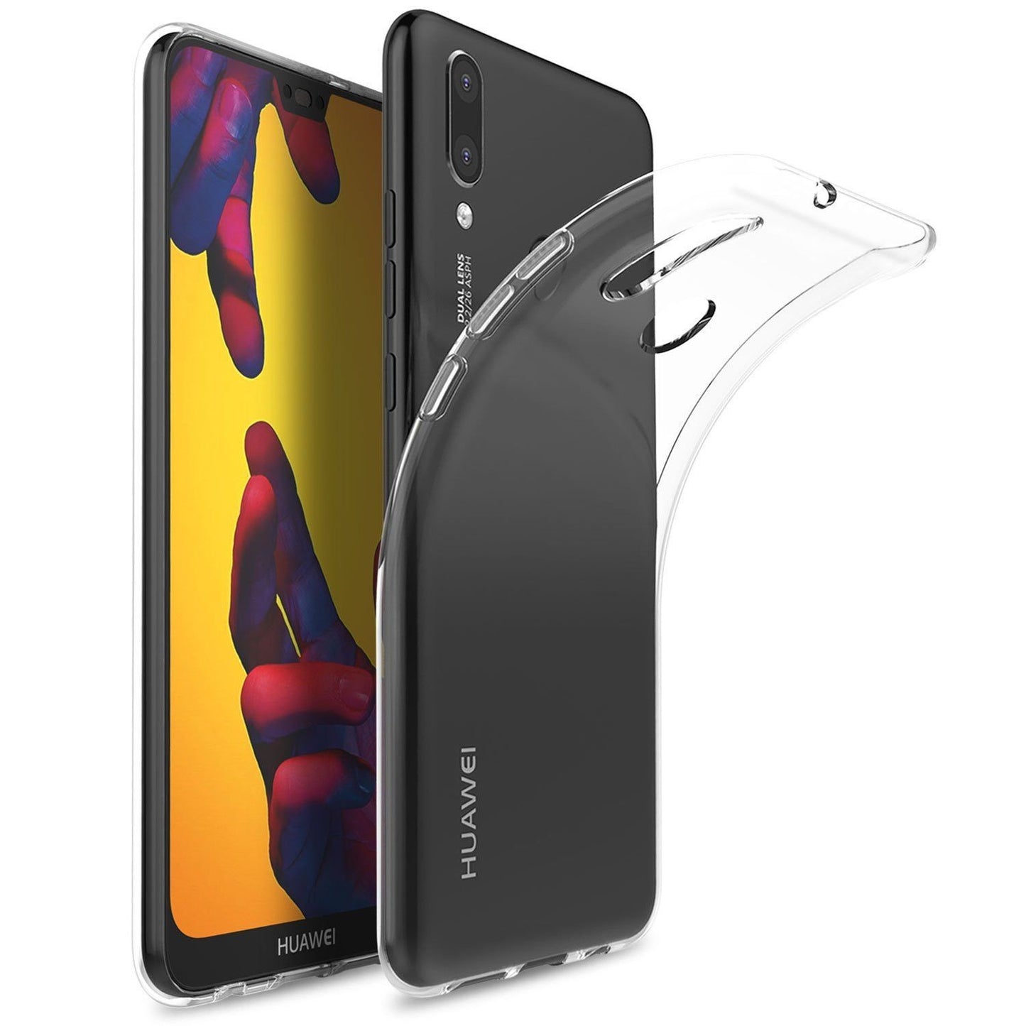 Husa Huawei P20 Lite Tpu Transparent 0.6 mm-6