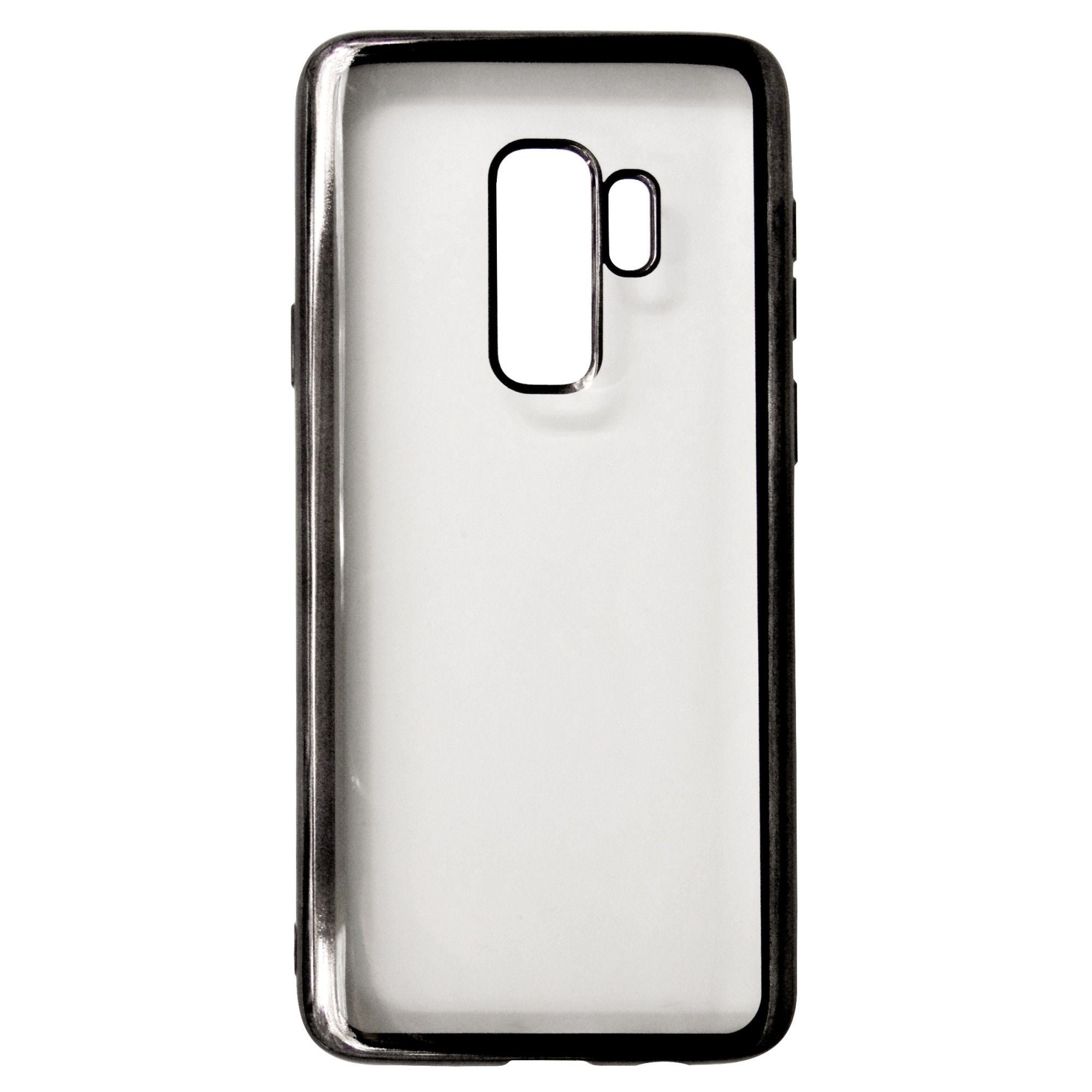 Husa Huawei P20 Lite Transparent cu Margini Negre-0