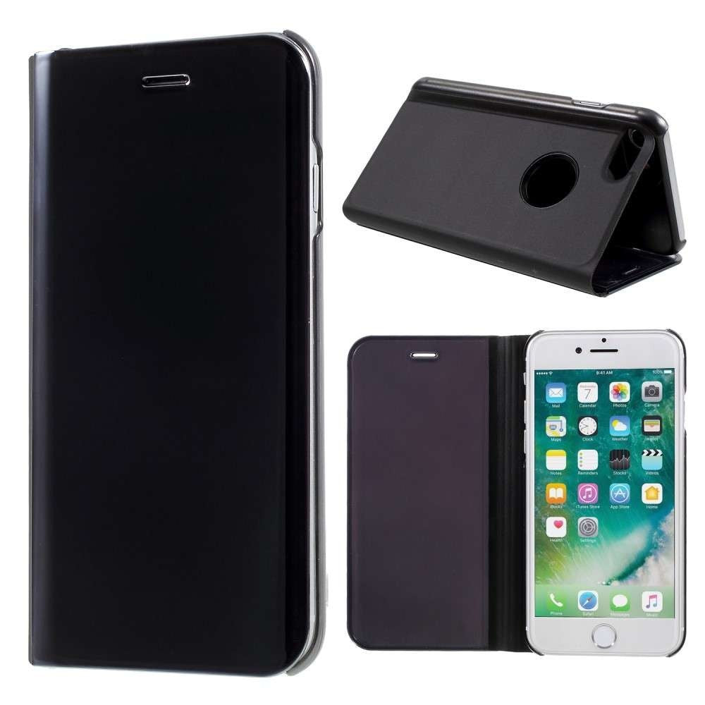 Husa Huawei Y5 2019 Flip Cover Oglinda Negru-4