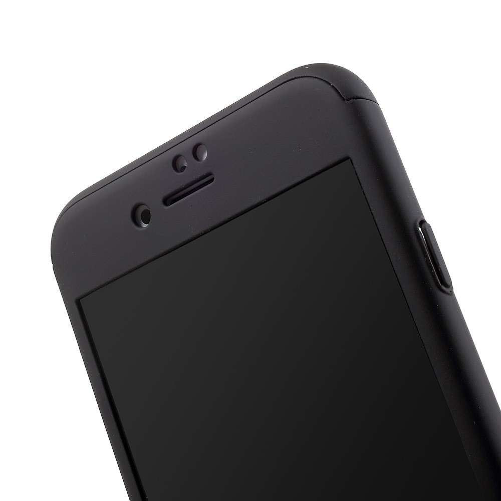 Husa Huawei Y6 2019 Full Cover 360 Negru + Folie de protectie-2