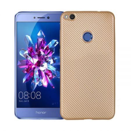 Husa Huawei Y6 II i-Zore Carbon Fiber Auriu-2