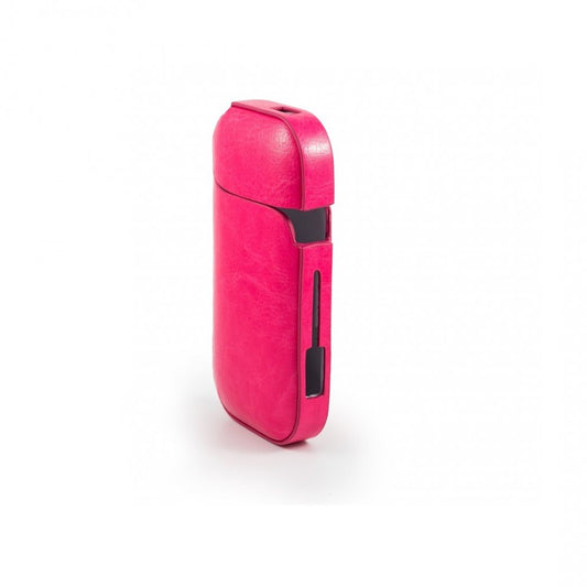Husa Flippy pentru IQOS 2.4 Plus, Capac de Protectie, Anti Soc si Zgarieturi, din Piele Ecologica, 43 g, 12 x 6 x 2.5 cm, Roz-1