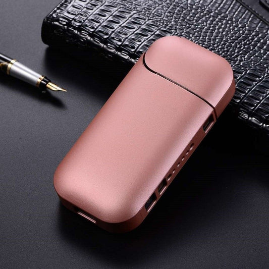 Husa Flippy pentru IQOS 2.4 Plus, Capac de Protectie, Anti Soc si Zgarieturi, Full Body, din Plastic, 11.5 x 5 x 2.3 cm, Roz Auriu-1