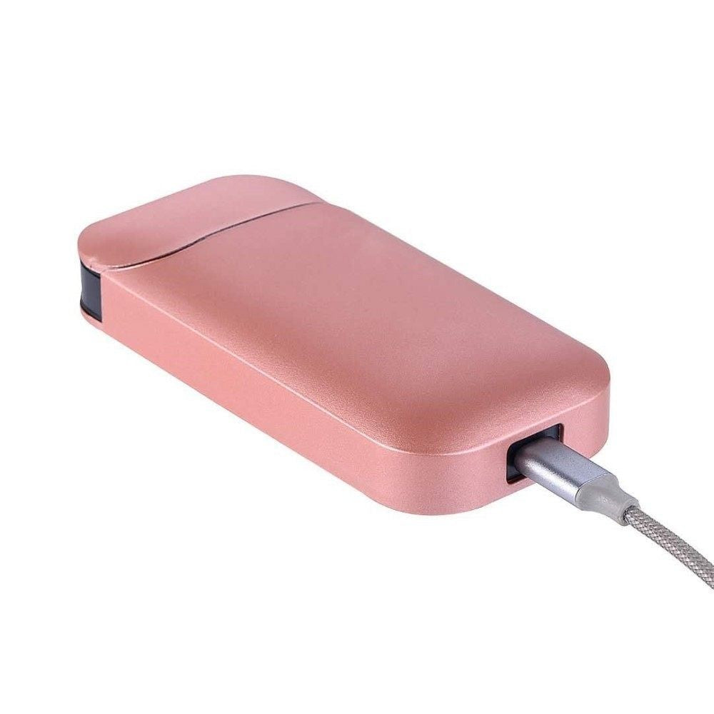 Husa Flippy pentru IQOS 2.4 Plus, Capac de Protectie, Anti Soc si Zgarieturi, Full Body, din Plastic, 11.5 x 5 x 2.3 cm, Roz Auriu-3