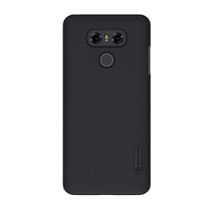 Husa LG G4 Stylus Nillkin Frosted Shield Negru + Folie de protectie-0