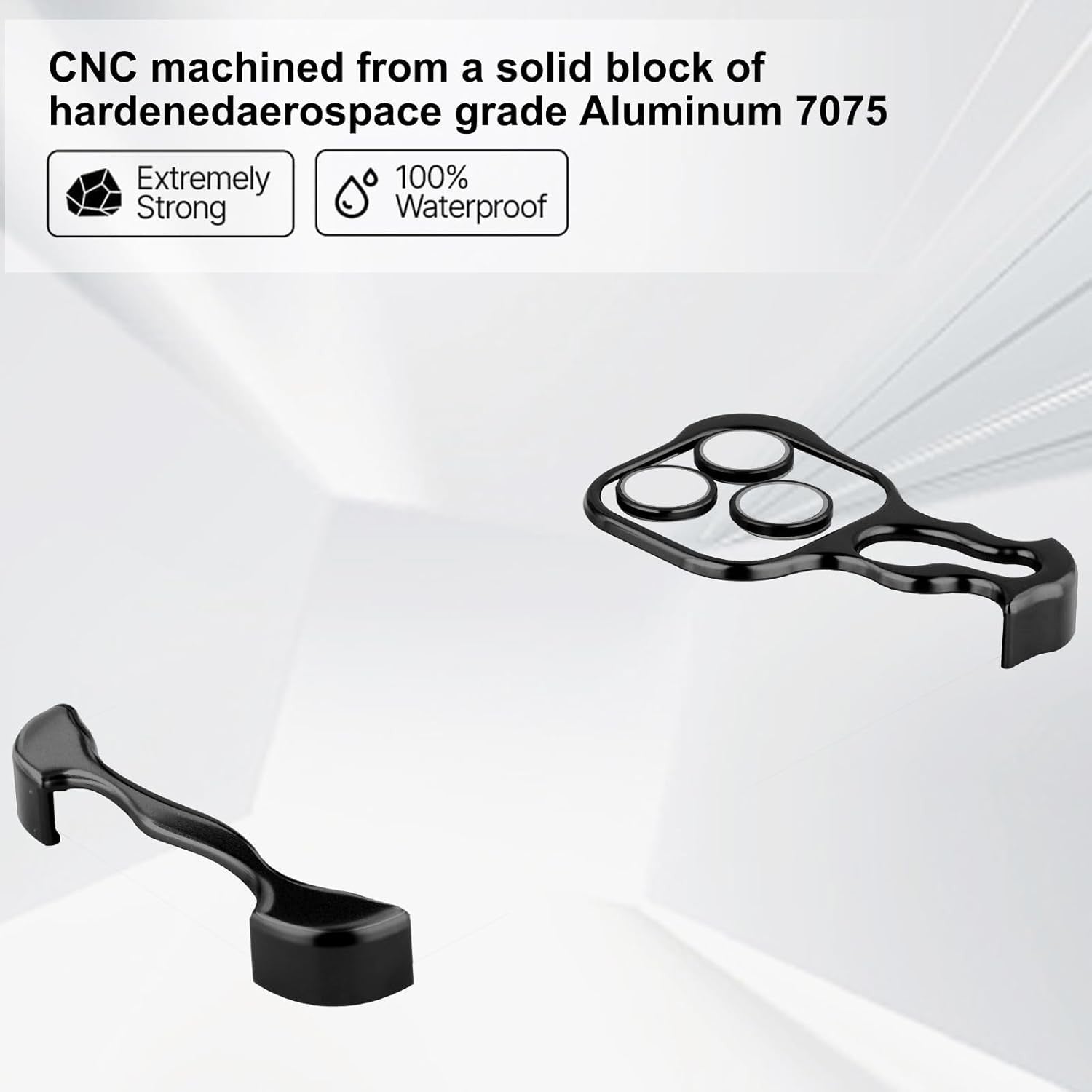 Husa Metalica Compatibila cu iPhone 16 Pro Max, Flippy, Protectie pentru Colturile Telefonului si Camera, Aliaj, Antisoc, Antizgariere, Negru-4