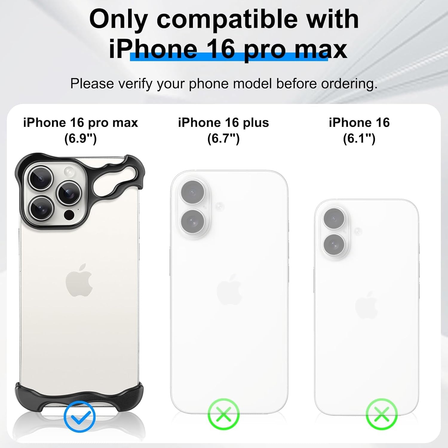 Husa Metalica Compatibila cu iPhone 16 Pro Max, Flippy, Protectie pentru Colturile Telefonului si Camera, Aliaj, Antisoc, Antizgariere, Negru-5