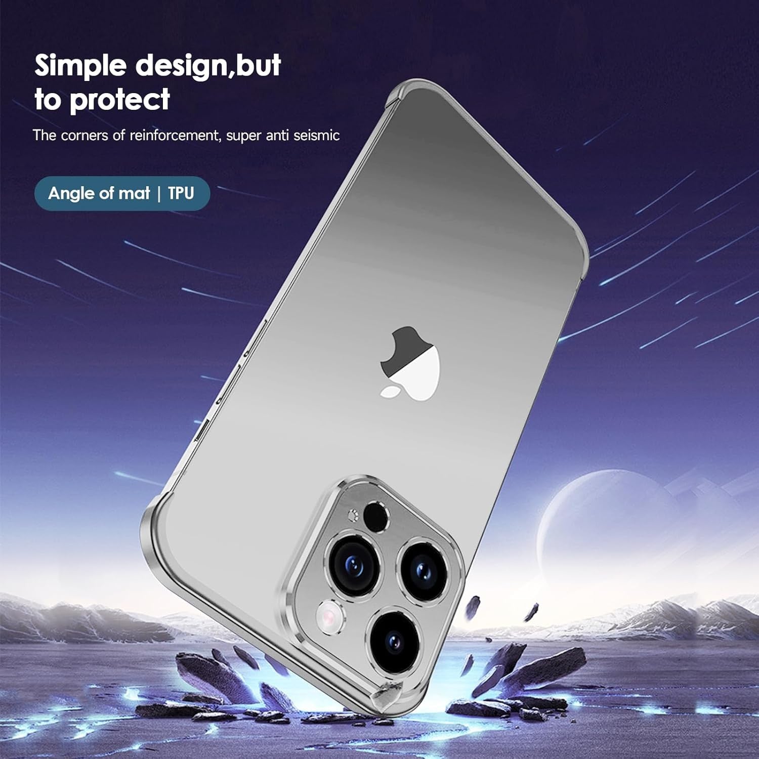 Husa Metalica Edgeless Compatibila cu iPhone 16, Flippy, Protectie pentru Colturi si Camera, Aliaj Aluminiu, Antisoc, Antizgariere, Argintiu Titan-4